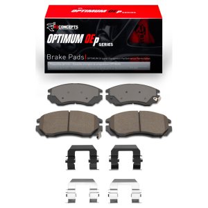 Hyundai Tiburon Brake Pads - Front - R1 Concepts - Optimum OE - `04-`08